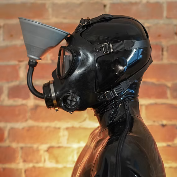 Kinkering rubber LAMBDA Urinal Gasmask