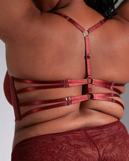 Thistle and Spire "Dryad" Bra - Burgundy