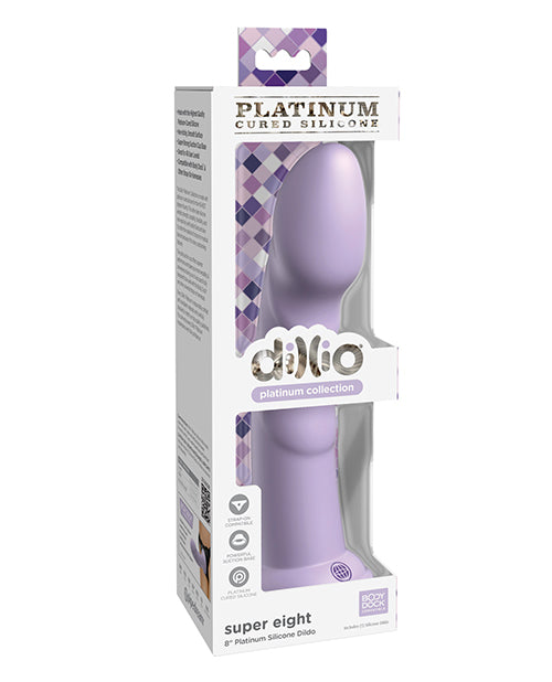 The purple Dillio Platinum Super Eight in its packaging.