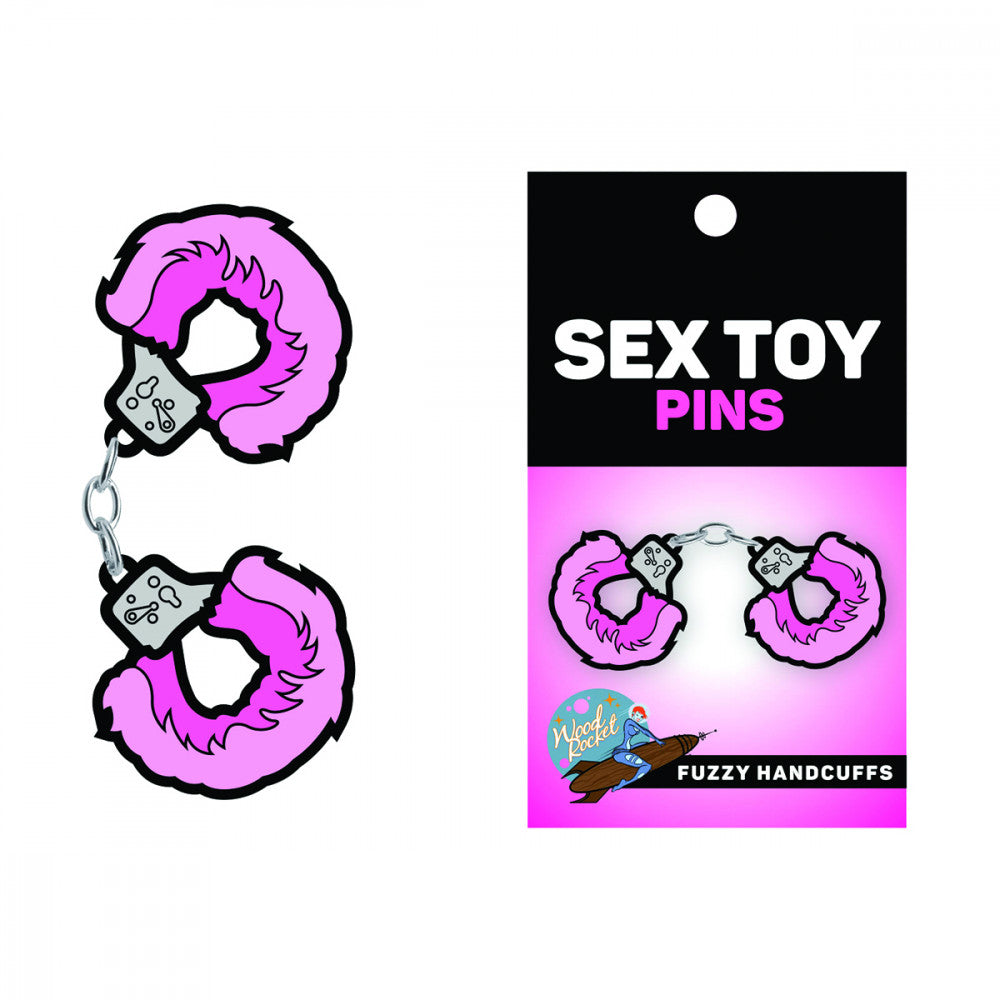 Woodrocket Porn And Sex Toy Pins Pink Fuzzy Handcuffs – Passional
