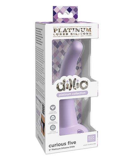 The packaging for the purple Dillio Platinum Curious.