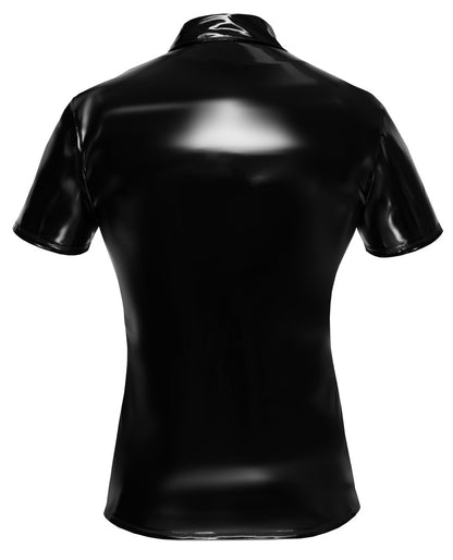 The back of the PVC Collar Shirt with Snaps.