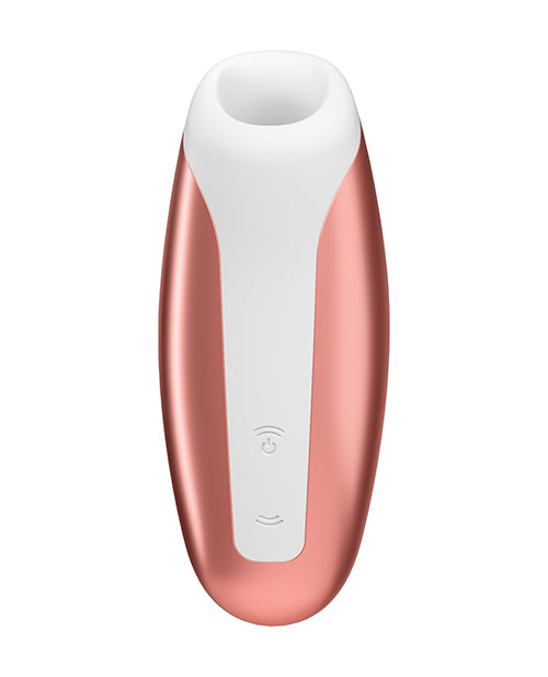 The front view of the copper Satisfyer Love Breeze.