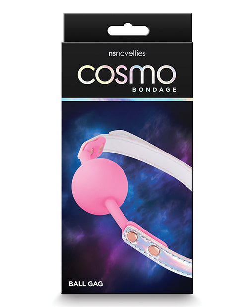 The packaging for the Cosmo Bondage Ball Gag.