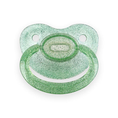 Adult Size 6 Pacifier glittery green 