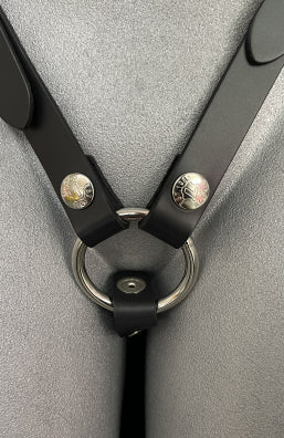 Black Leather Strap On