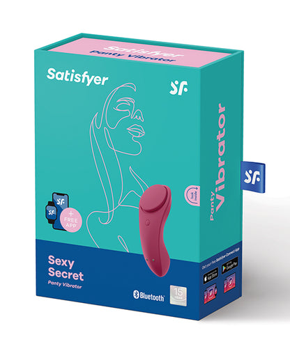 The packaging for the Satisfyer Sexy Secret Panty Vibe.