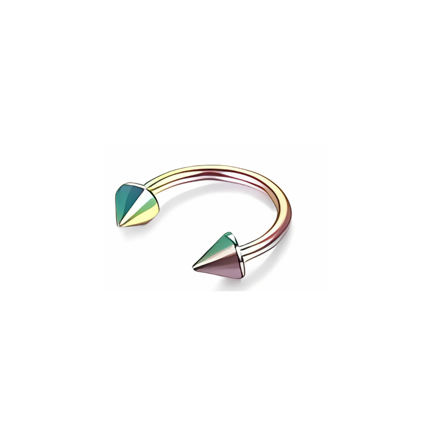 Colorful 16 Gauge Septum Rings