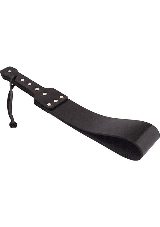 Folded Leather Paddle with Rivets