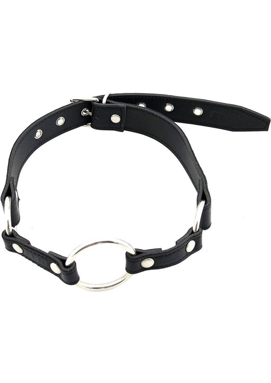 O Ring Leather Adjustable Mouth Gag