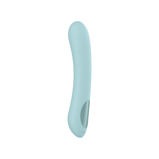 The Kiiroo Pearl2+ G-Spot Vibrator, right side and front view.