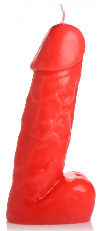 The red Pecker Dick Drip Candle.