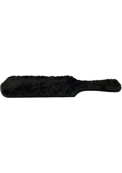 Leather Paddle with Faux Fur