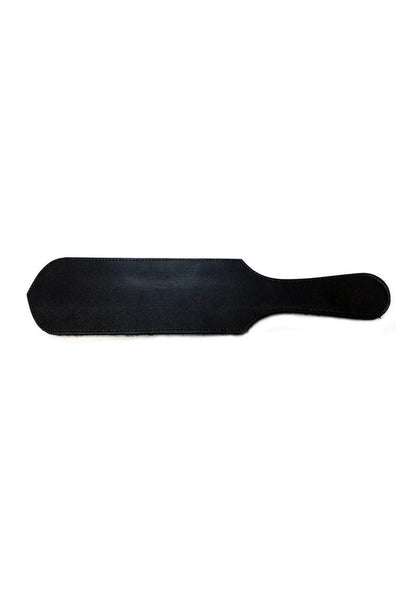 Leather Paddle with Faux Fur