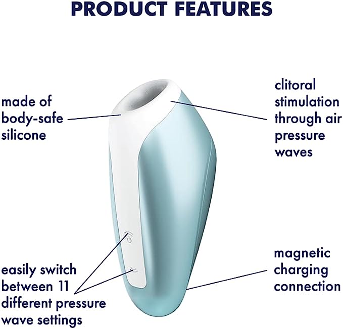 The product features for the Satisfyer Love Breeze.
