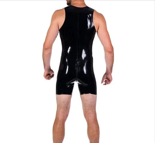 The rear of the Latex Surf Suit.
