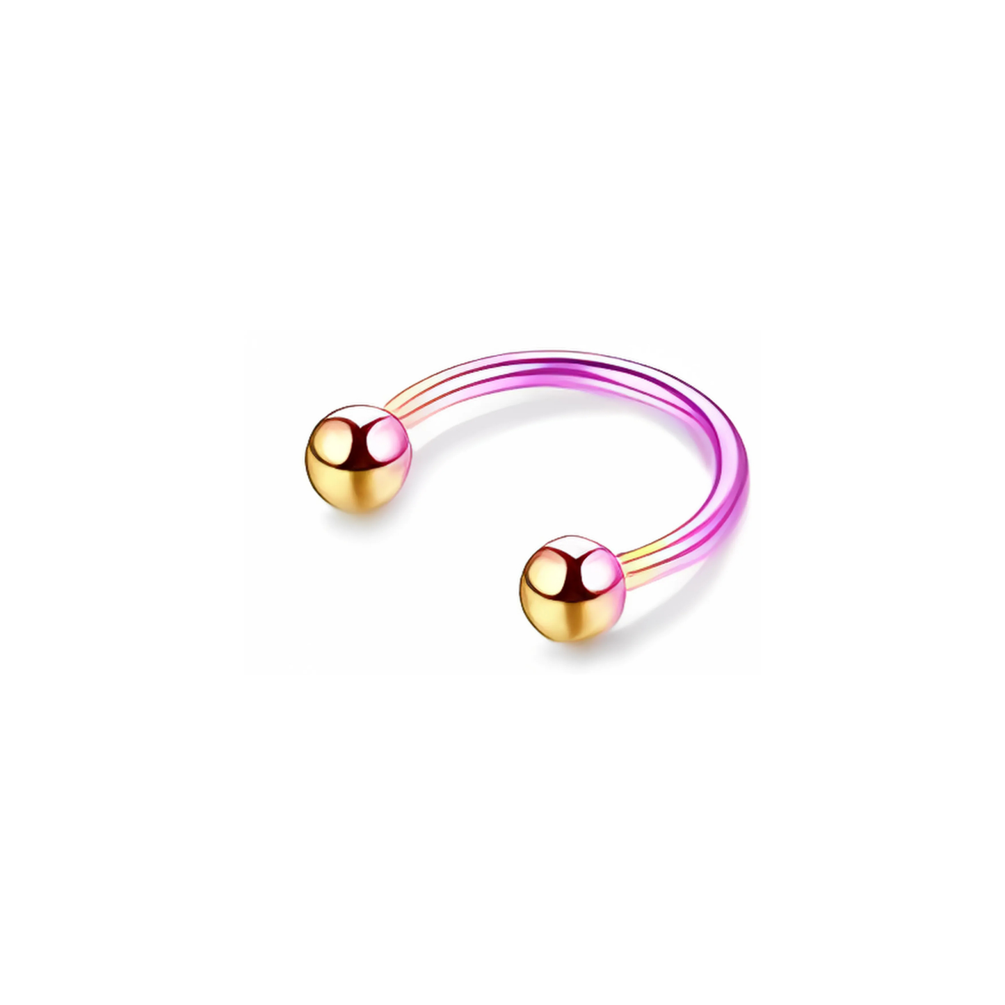 Colorful 16 Gauge Septum Rings