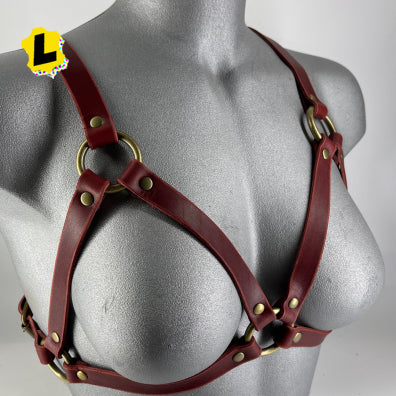 Leather Bra Harness
