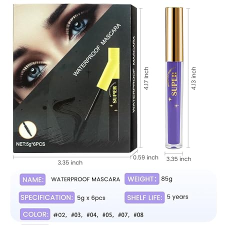 SUPER Colorful Waterproof Mascara