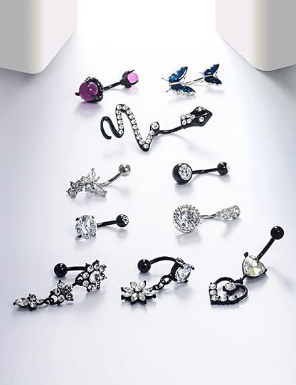 14 Gauge Belly Button Rings