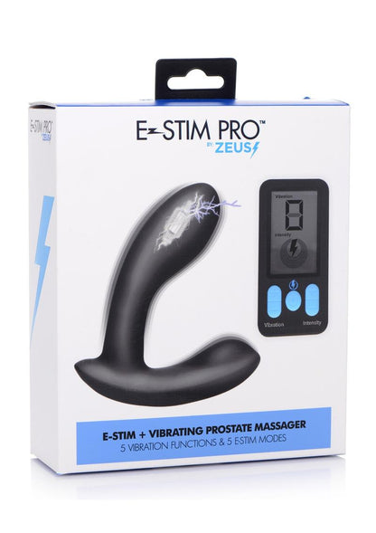 Zeus - Vibrating & E-Stim Rechargeable Prostate Massager