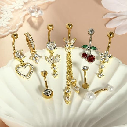 14 Gauge Belly Button Rings