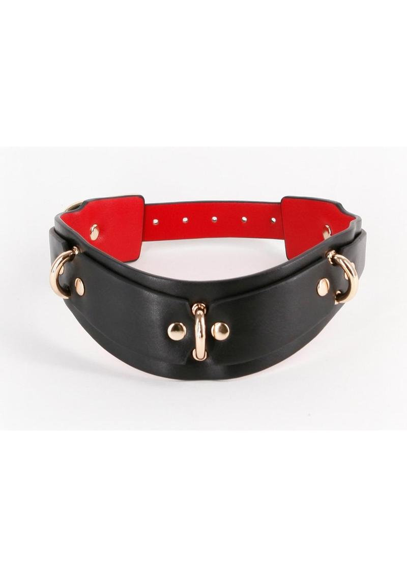Fetish & Fashion Lillith Collar - Black/Gold