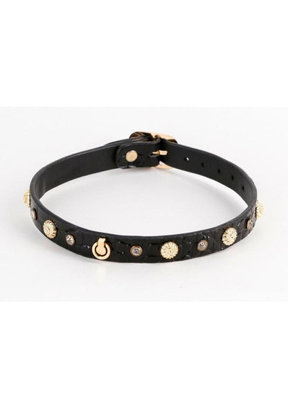 Fetish & Fashion Alina Collar - Black/Gold