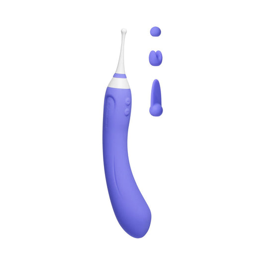 Lovense Hyphy Bluetooth Remote-Controlled Dual-End Vibrator Clitoral and G-Spot Stimulator