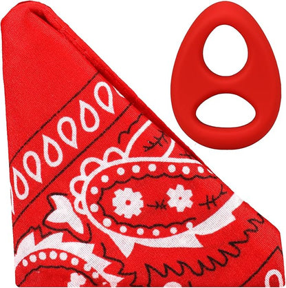 The Code Silicone Cock Ring with Bandana