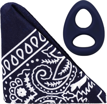 The Code Silicone Cock Ring with Bandana
