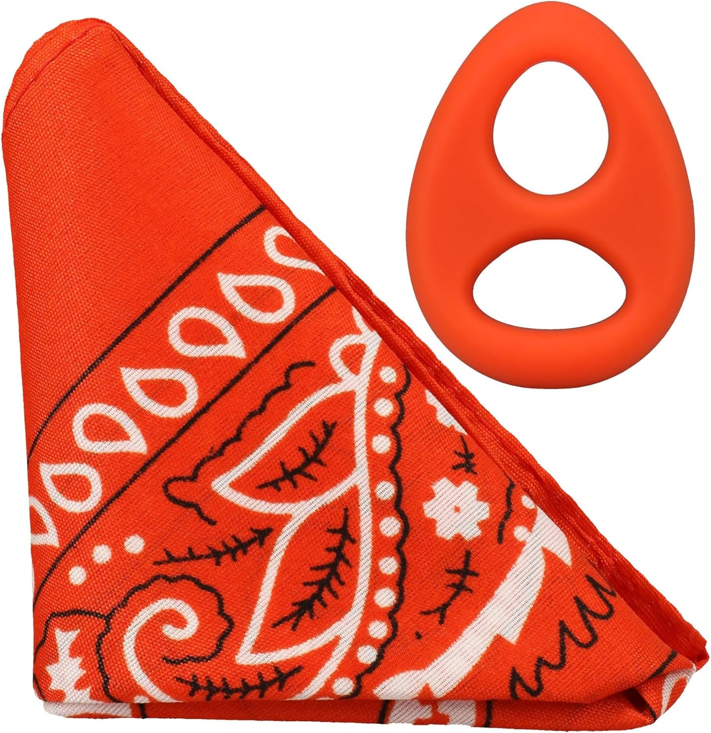 The Code Silicone Cock Ring with Bandana