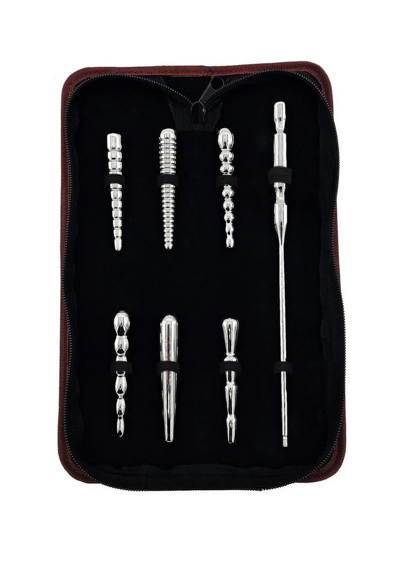Stainless Steel Penis Plug Set with Handle