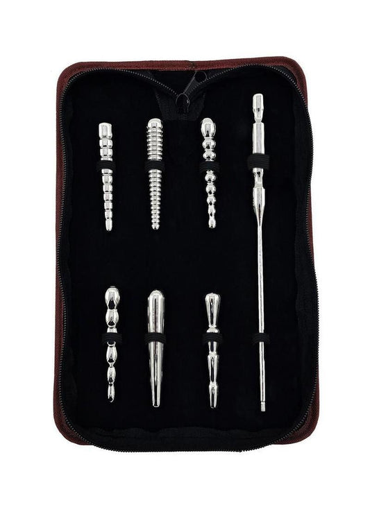 Stainless Steel Penis Plug Set with Handle