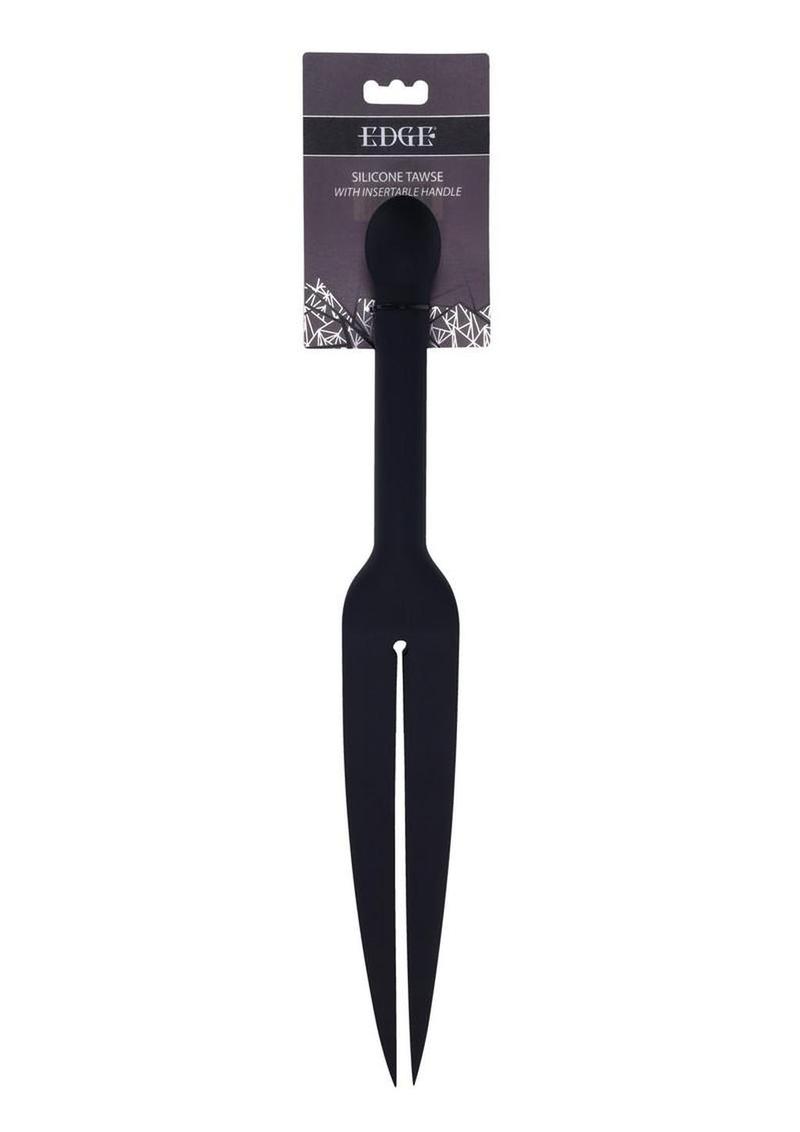 Edge Silicone Tawse Paddle - Black