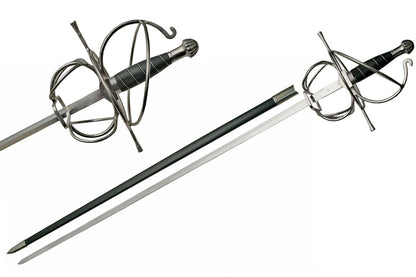 43.5" Wire-Wrapped Medieval Rapier