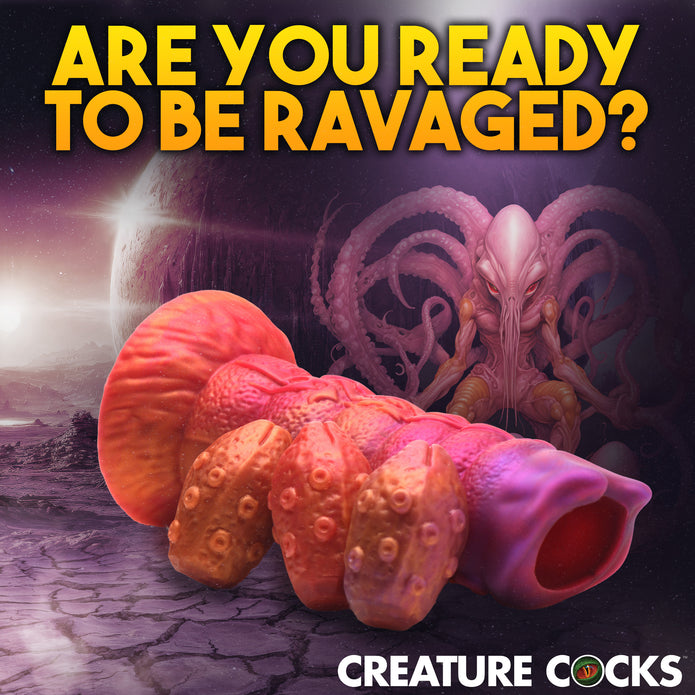 Creature Cocks Nymphoid Ovipositor Dildo and Eggs