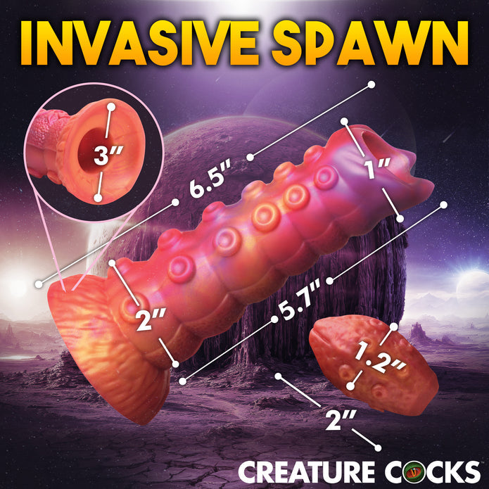 Creature Cocks Nymphoid Ovipositor Dildo and Eggs