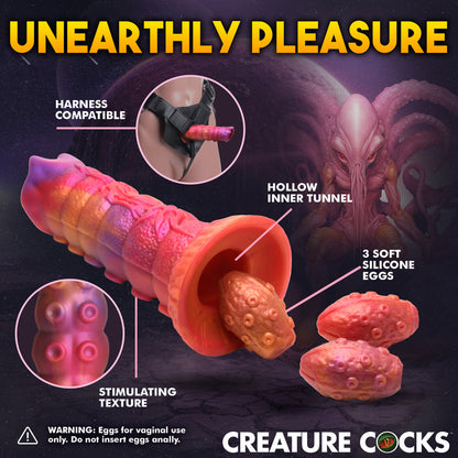 Creature Cocks Nymphoid Ovipositor Dildo and Eggs