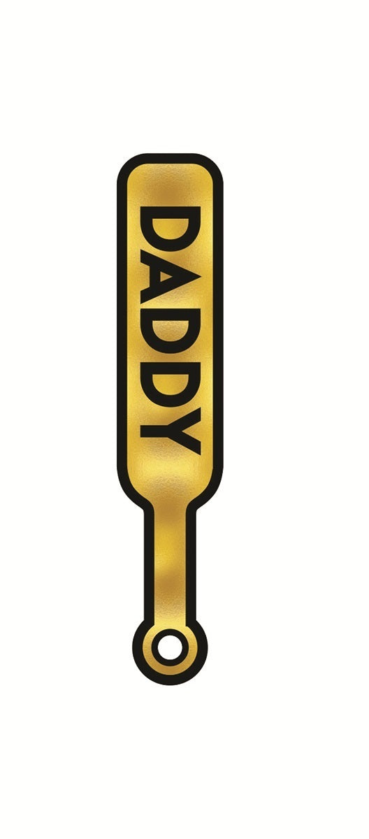 The Daddy Paddle WoodRocket Sex Toy Pin.