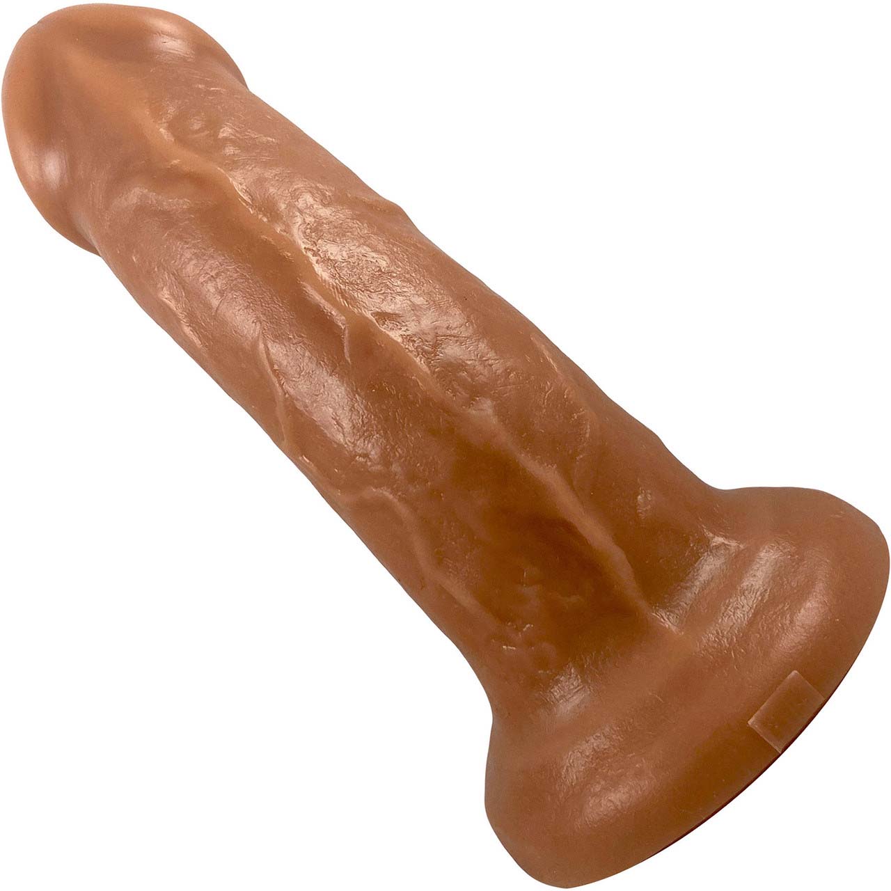 The back of the Caramel Buck Vixskin Dildo.