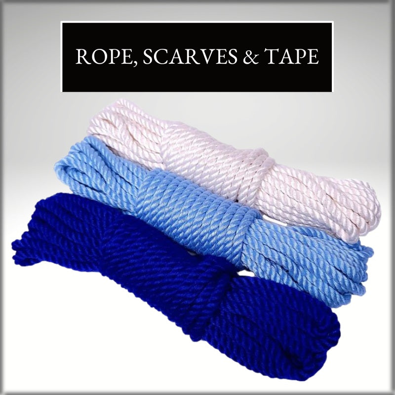 Bondage Rope , Tape & Scarves