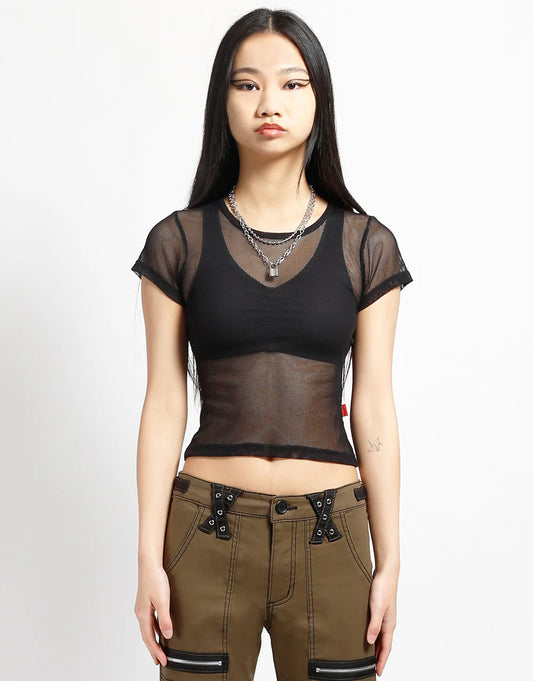 Baby Doll Fishnet Shirt