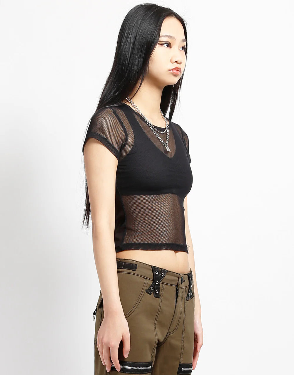 Baby Doll Fishnet Shirt