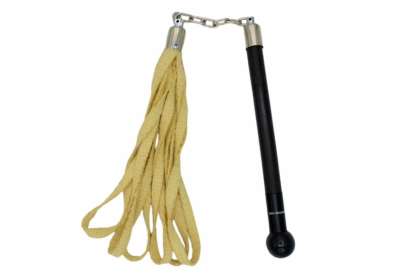 The Fire Flogger with chain and handle.
