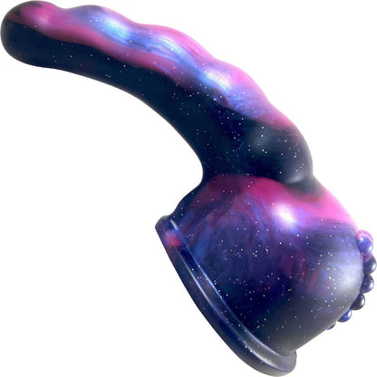 The left side of the Galaxy Gee Whizzard Magic Wand Vibrator Attachment.