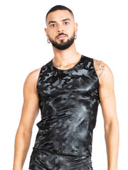 VynX Round Neck Camo Vest Top L/XL