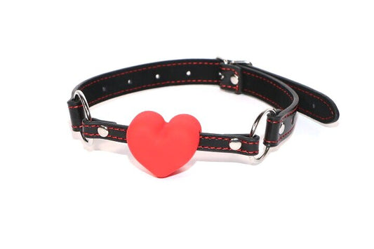 Heart Silicone Gag
