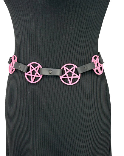 Funk Plus Pink Pentagram Belt