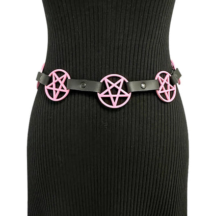 Funk Plus Pink Pentagram Belt